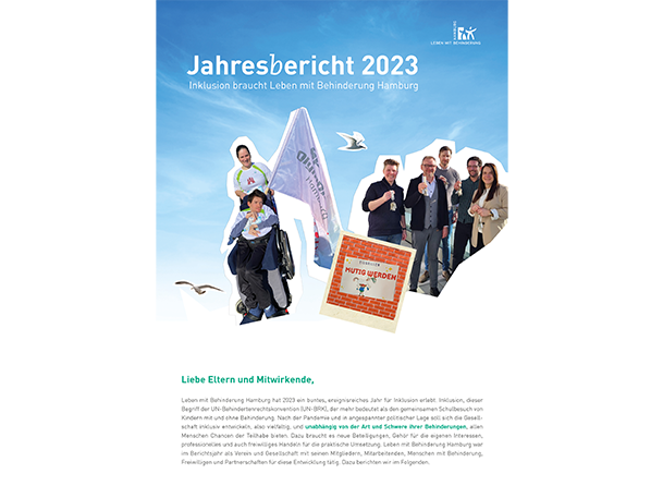 Titelseite des Jahresberichts 2023