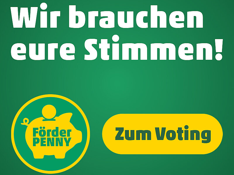 Plakat "Wir brauchen eure Stimmen"