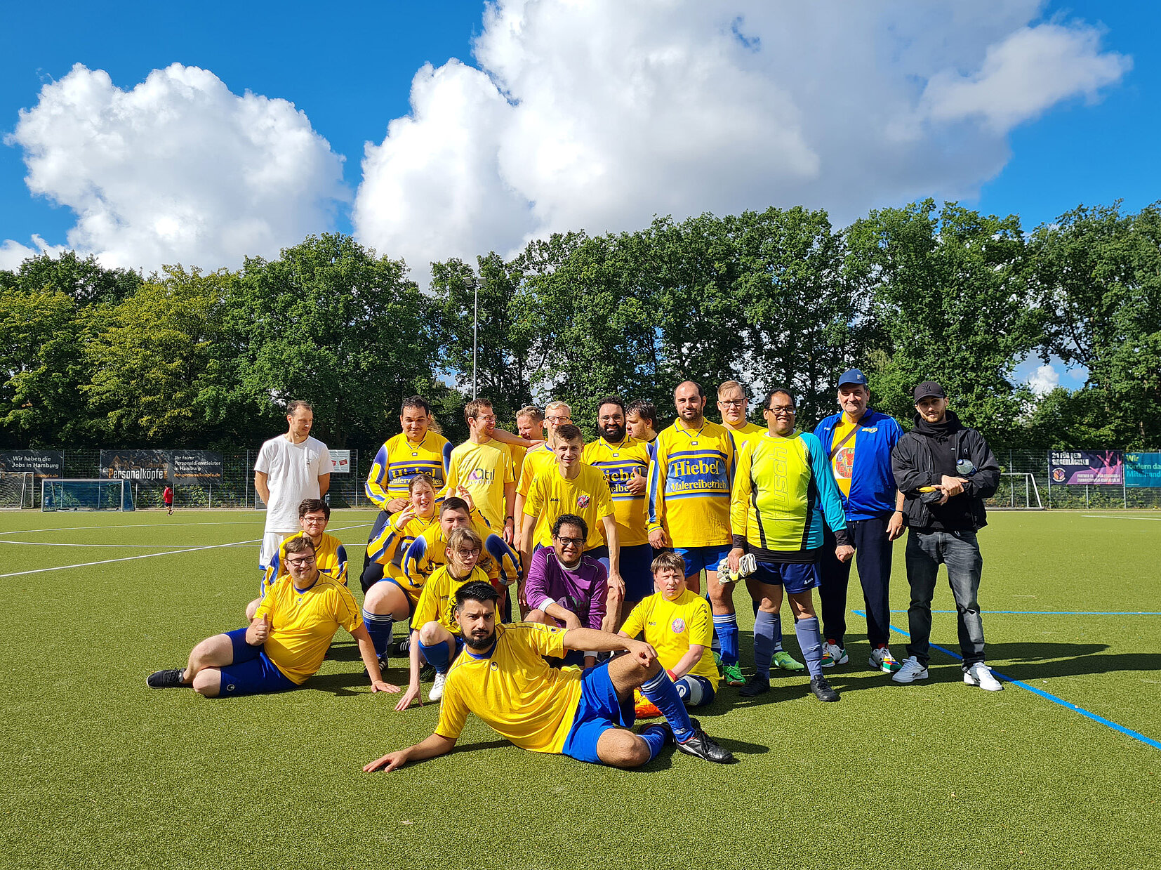 Fußballmannschaftfoto