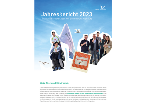 Titelseite des Jahresberichts 2023