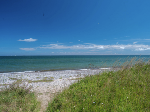Himmel und Ostseestrand